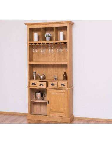 portabottiglie provenzale legno MS218