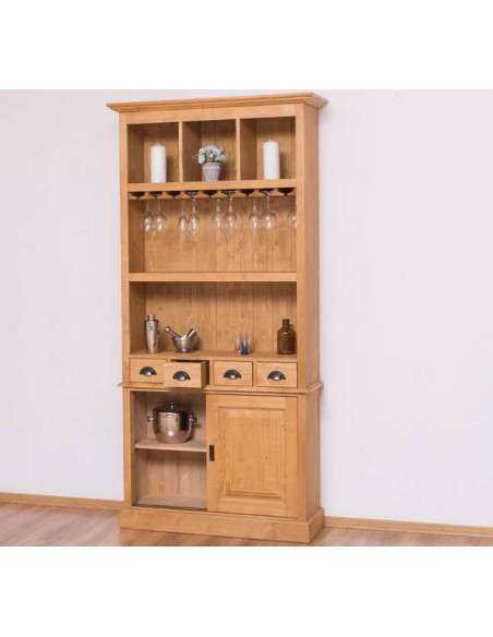 portabottiglie provenzale legno MS218
