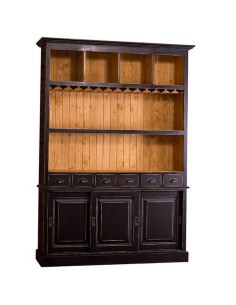 credenza porta bicchieri e bottiglie legno MS2364 2