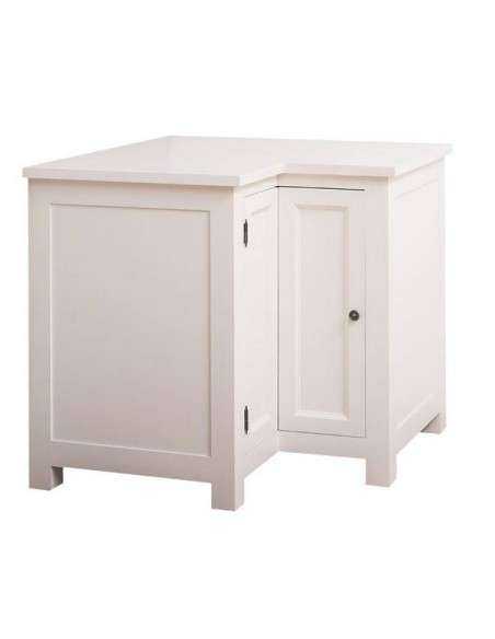 Cucina country modulo angolare stile nordico colorato o naturale MS458