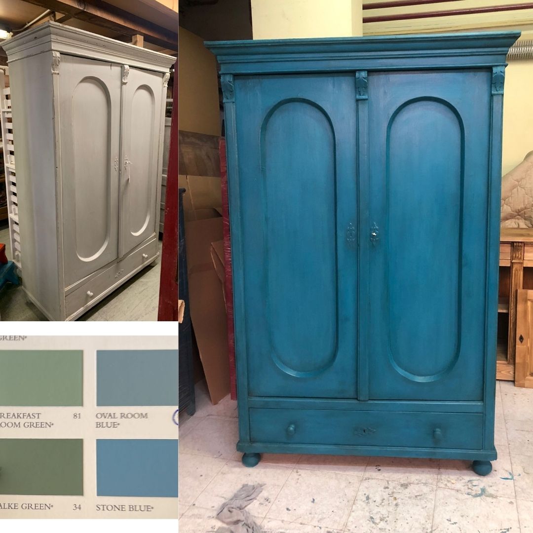 Armadio effetti vintage