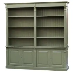 libreria country verde provenzale