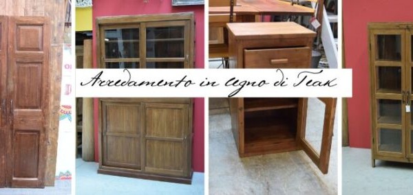 Arredamento in legno di teak: mobili indiani e coloniali che durano nel tempo