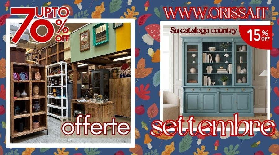 Outlet arredamento - offerte di settembre 2026