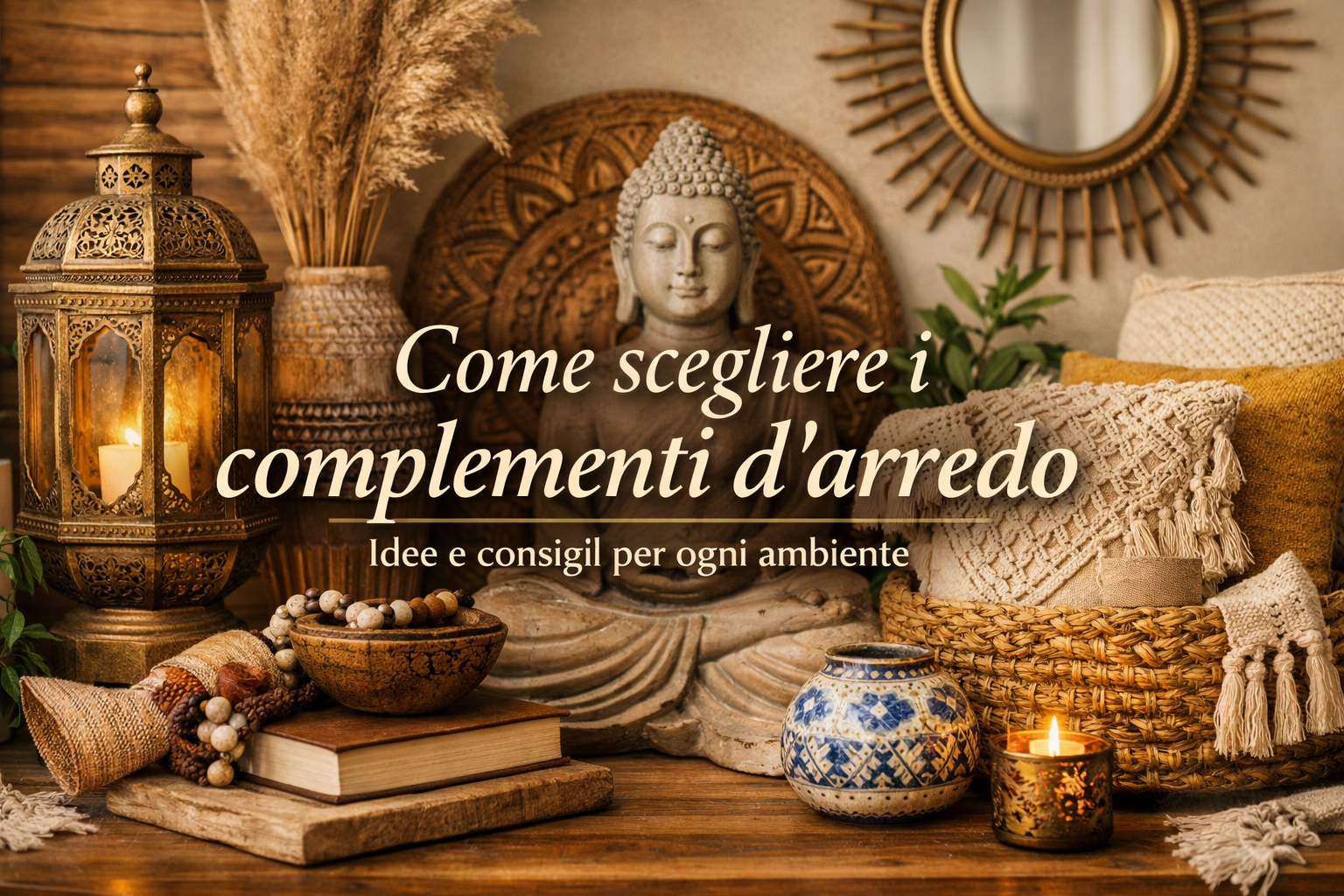 Come scegliere i complementi d’arredo per ogni ambiente della casa